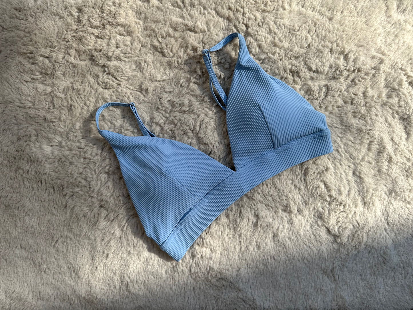 Railed Nylon Sport Bra