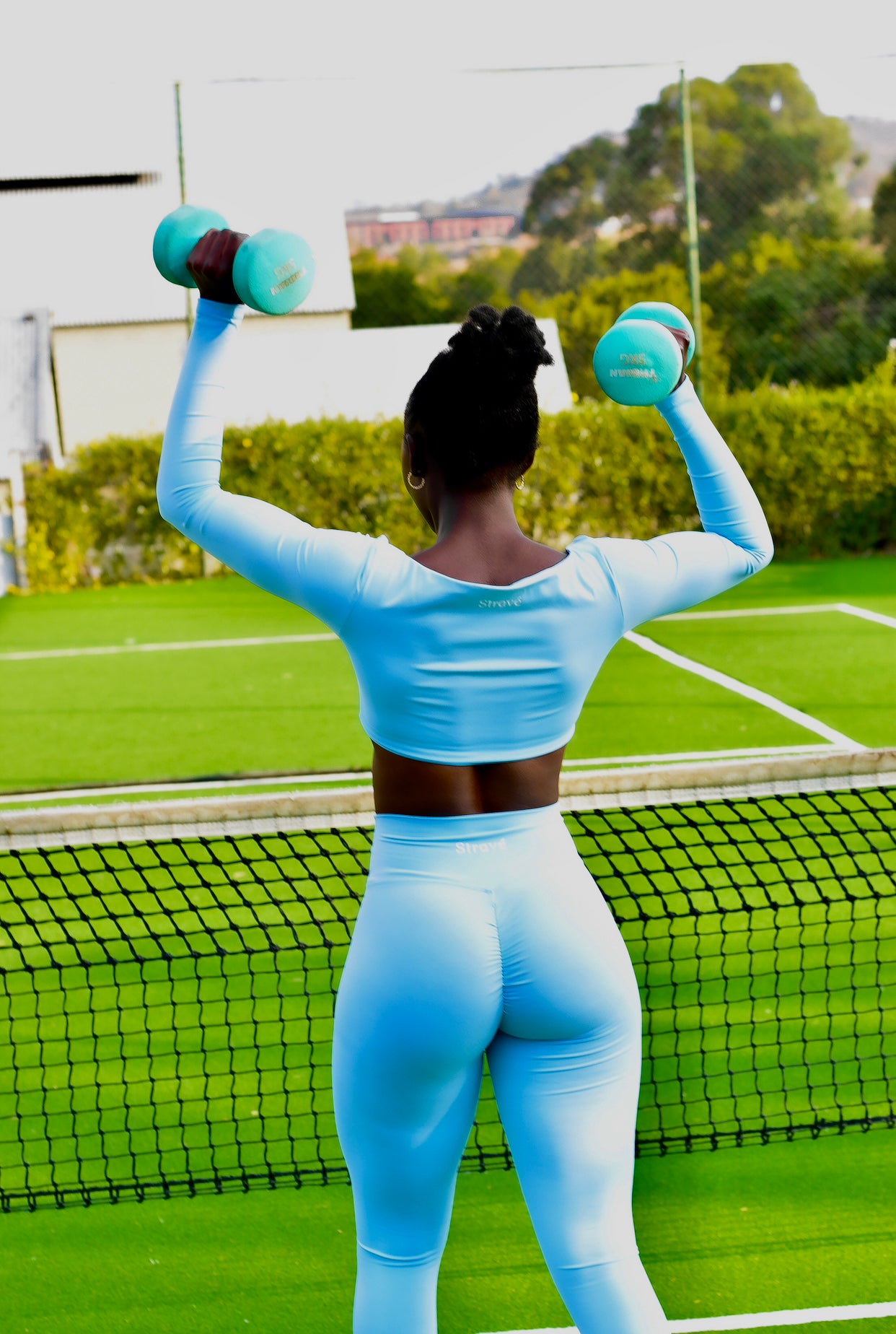 Seamless Long Sleeved Crop top with Leggings
