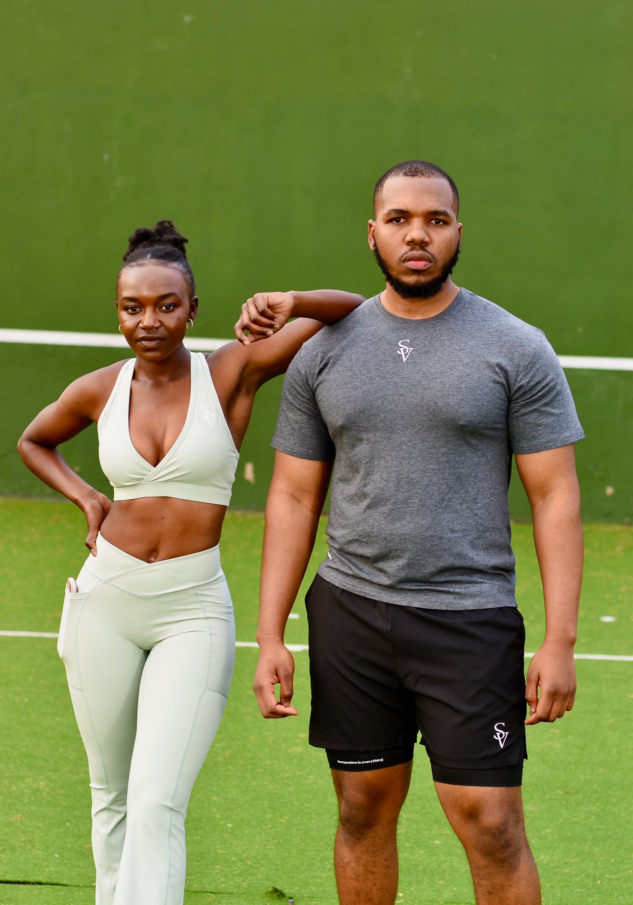 High Impact Sport Bra with Bootcut Yoga Pants Set