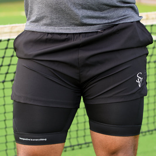 Shorts with Undetachable Tights