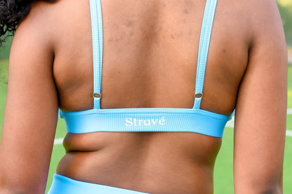 Railed Sport Bra with Shorts Set